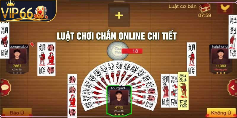 Luật chơi chắn online chi tiết